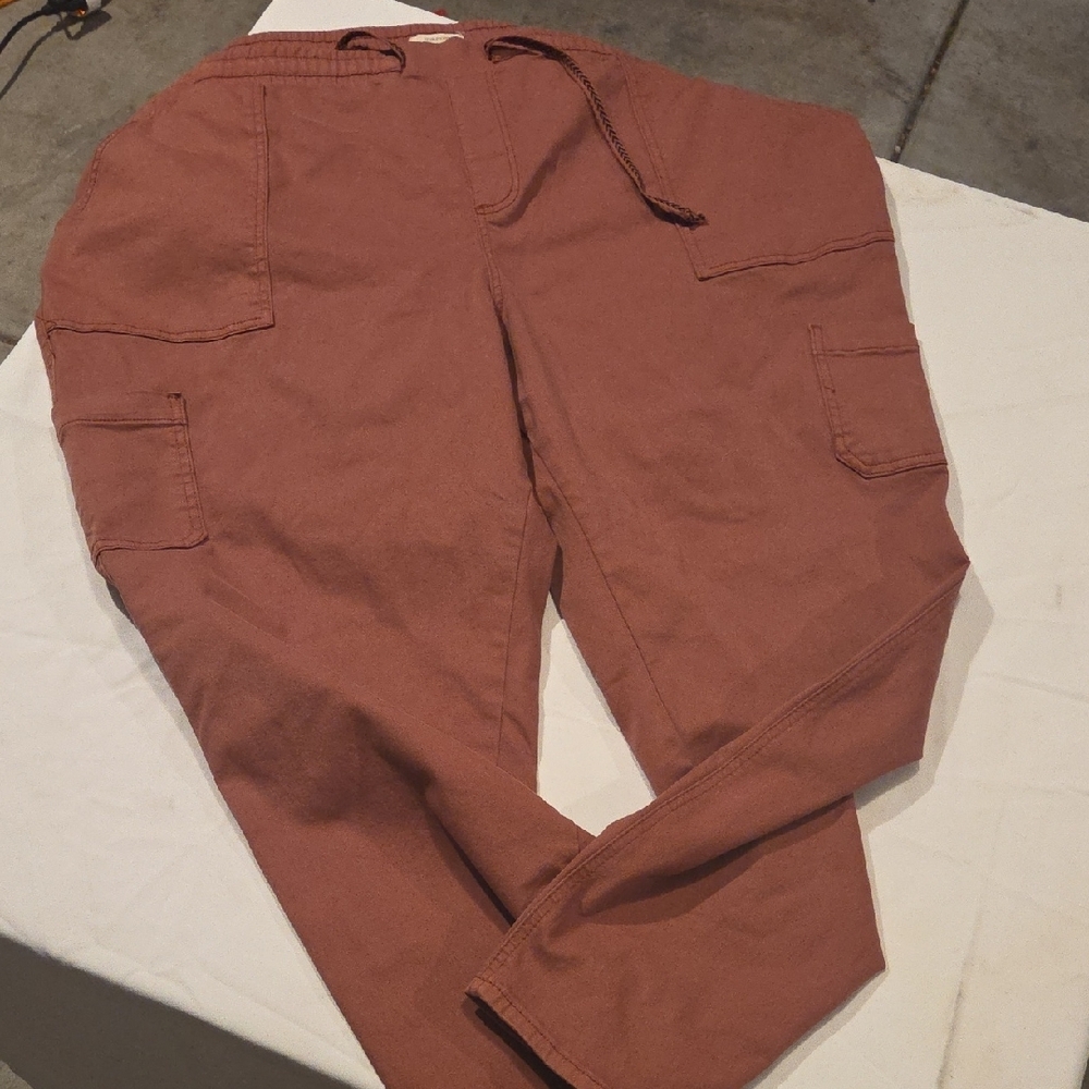 Maurices Men's Cargo Jogger Pants — Rust Brown